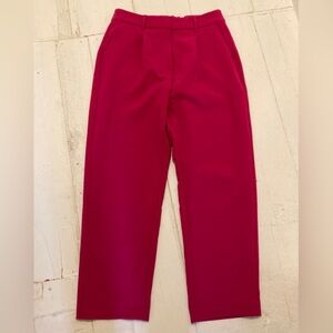 Old navy new Taylor hot pink trousers pants size medium petite mp